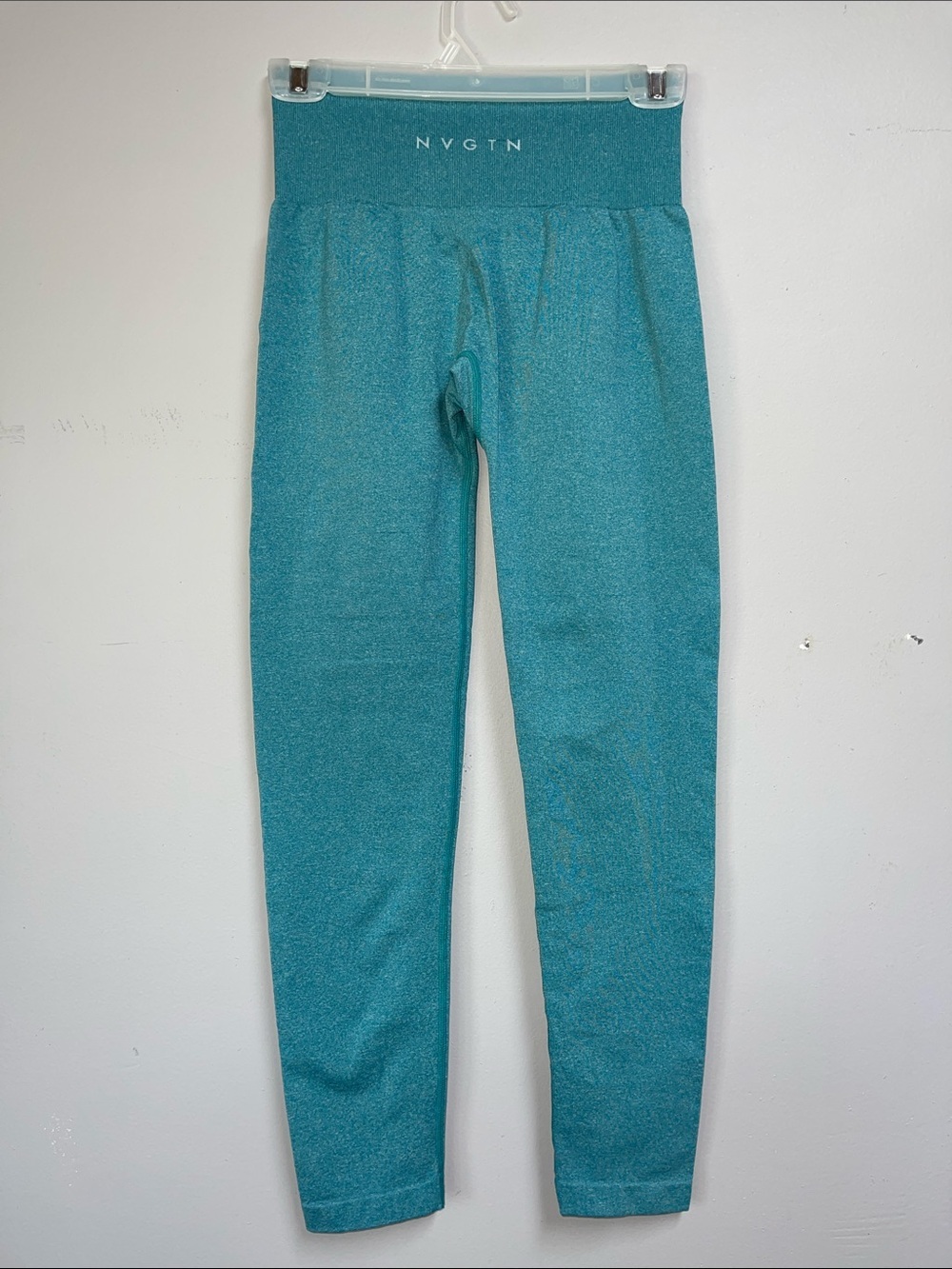 NVGTN Turquoise NV Seamless Leggings - Picture 3 of 5
